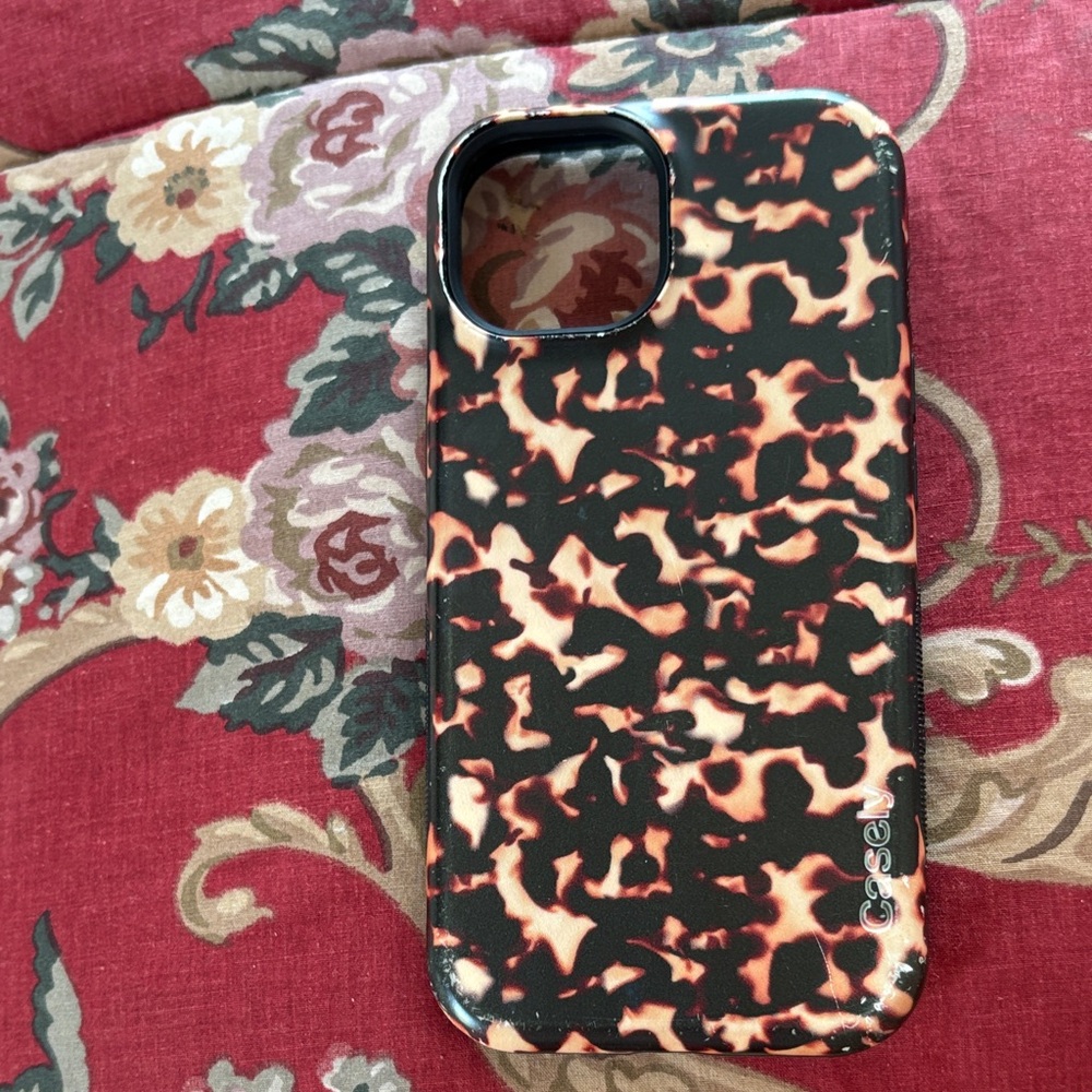 Case-Mate Tortoise Shell Phone Case - Black and Tan